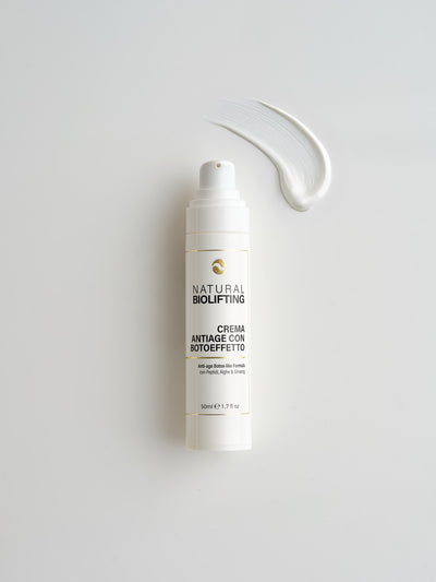 Crema antiage con botoeffetto